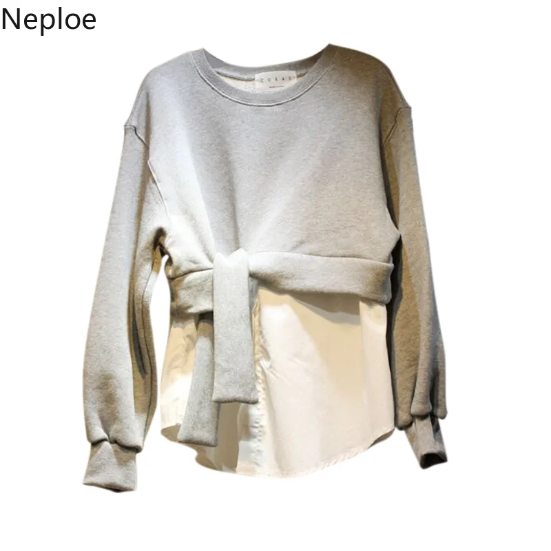 Neploe/весна-осень 2019 новые свободные пуловеры толстовки в Корейском стиле