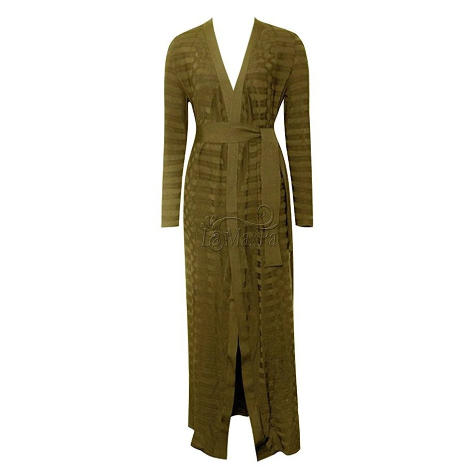 green cardigan Новинка, летнее женское базовое пальто и куртка, для подиума, геометрический жаккардовый Сексуальный Кардиган, вечерние костюмы знаменитостей, сочетающиеся платья - Цвет: green cardigan