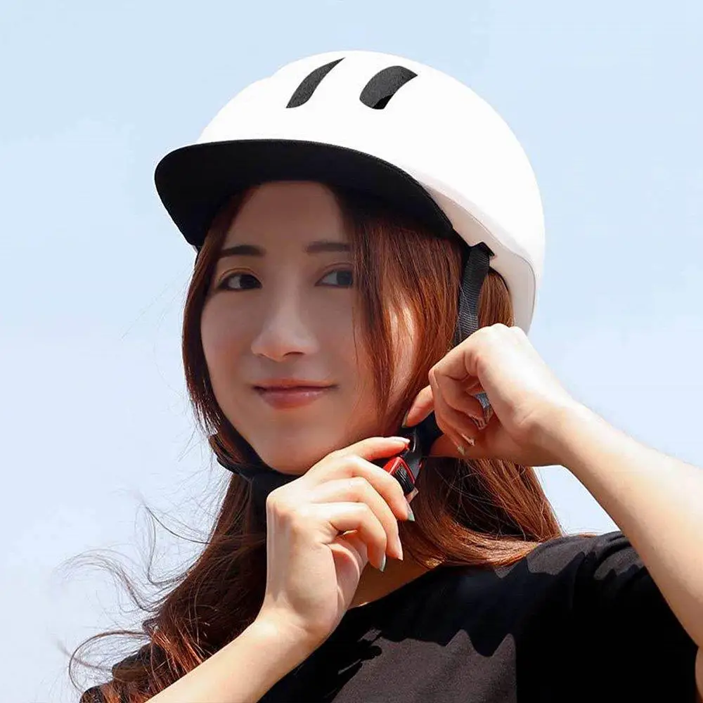 Оригинальный Xiaomi Mijia Qicycle защитный шлем EPS Регулируемая дышащая вентиляция