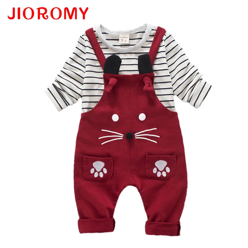 Комплекты одежды для маленьких мальчиков JIOROMY2019 осенняя Милая хлопковая