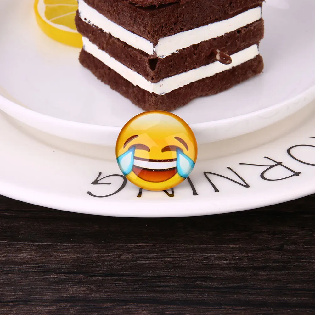 Мультфильмы эмодзи шаблон холодильник магнит мультфильм Экспрессия стекло