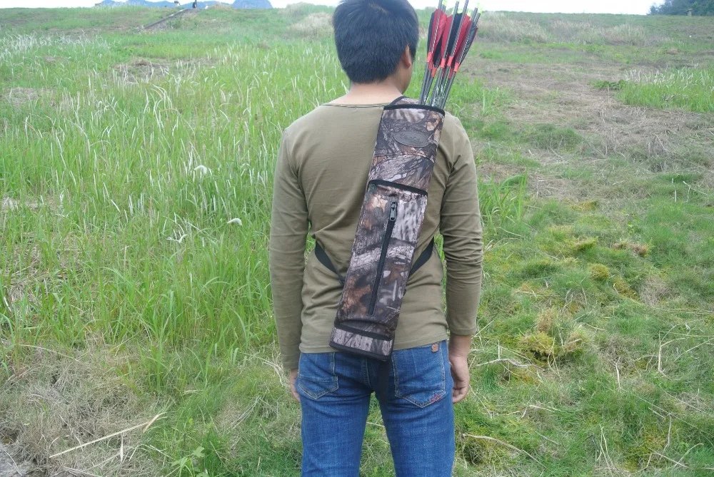 Новинка аксессуары для стрельбы из лука черный/Камуфляжный колчан 3 трубки стрел