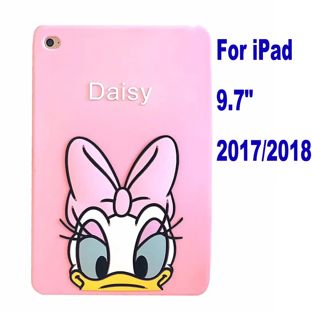 as photo 3D мультяшный силиконовый чехол для iPad Mini iPad Air Air2 iPad Pro iPad 9,7 / чехол Дейзи Микки Минни мягкая задняя крышка оболочка - Цвет: as photo