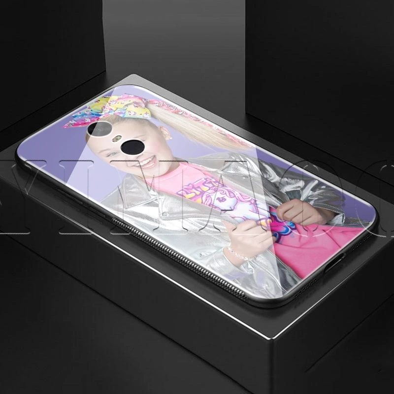 YIMAOC Jojo Siwa Tempered Glass Case for xiaomi redmi note 4X 5 6 7 Pro 6A 8 9 A1 A2 Pocophone F1 | Мобильные телефоны и