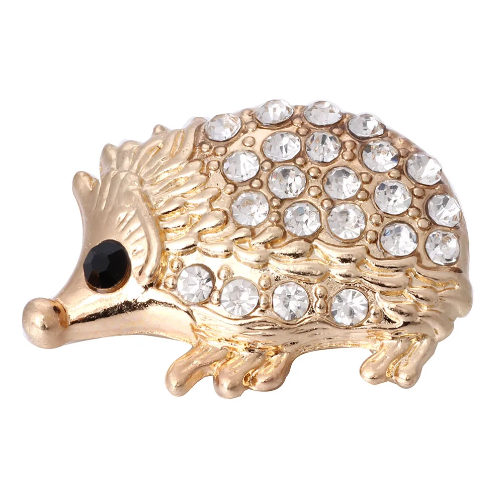 5 шт./лот новинка Ювелирное Украшение на кнопках со стразами ежик 18 мм