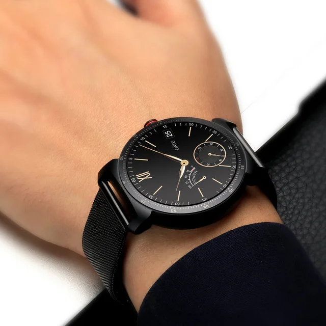 Metal Black Смарт-браслет K88H Plus, Bluetooth 4,0, Смарт-часы, водонепроницаемые, мониторинг сердечного ритма, кровяное давление, спортивные Смарт-часы - Цвет: Metal Black