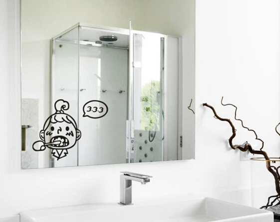 Милые кавайные кисточки съемные наклейки на стену для детской комнаты Детская