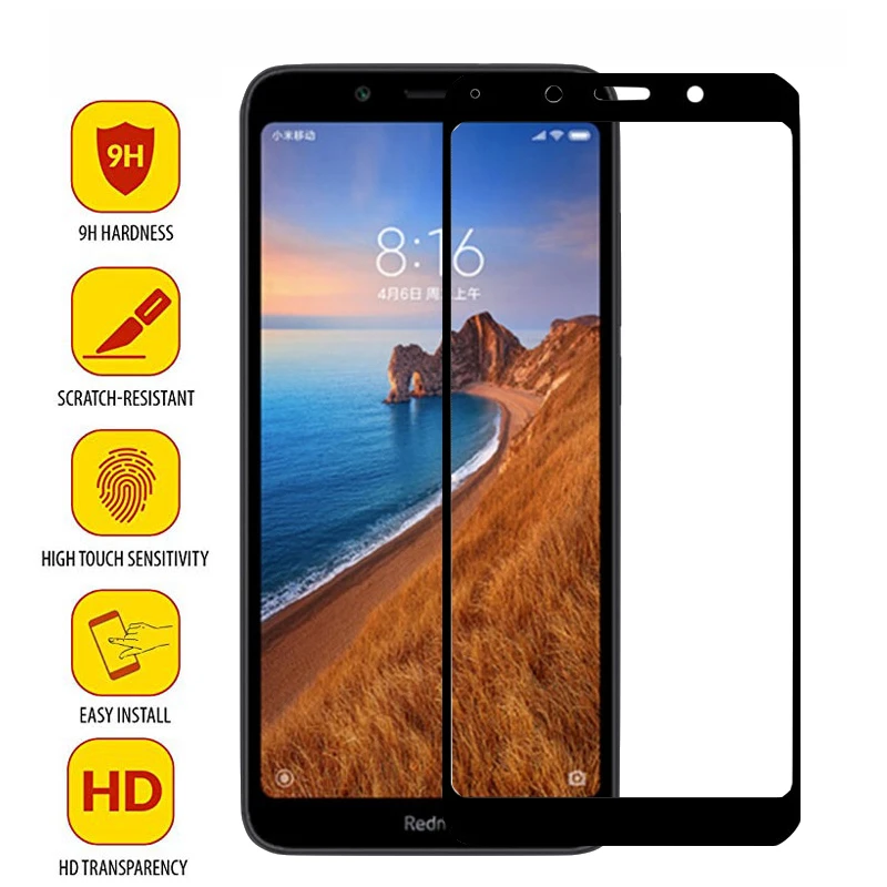 Закаленное стекло для Xiaomi Redmi 7 A 7A Note Pro note7 Защитная пленка экрана Hongmi ksiomi A7