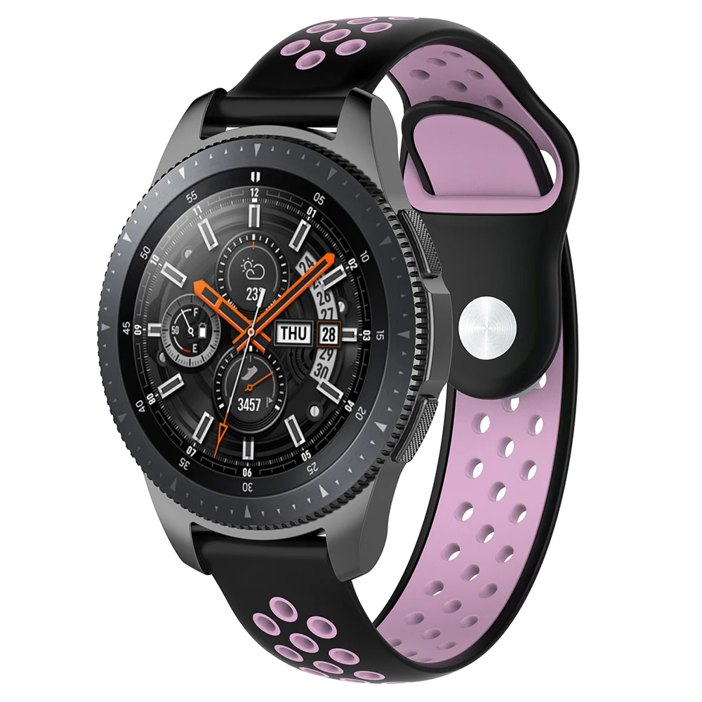 Премиум силиконовый ремешок для ZTE Quartz/Fossil Q MARSHAL gen2/gear S3 Ticwatch Xiaomi LG W100 | Электроника