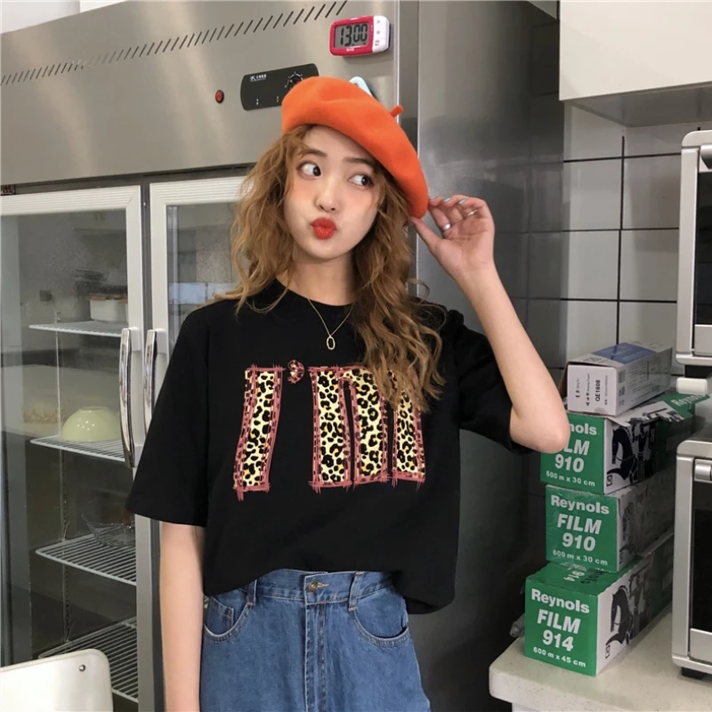 Женские футболки Харадзюку с принтом молока Kawaii BF Одежда Для Пар Унисекс свободная Длинная летняя футболка Топ Женская футболка корейский стиль тренд - Цвет: 12