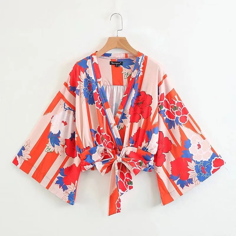 Японское кимоно юката для женщин 2019 китайское femme geisha haori obi Японская уличная