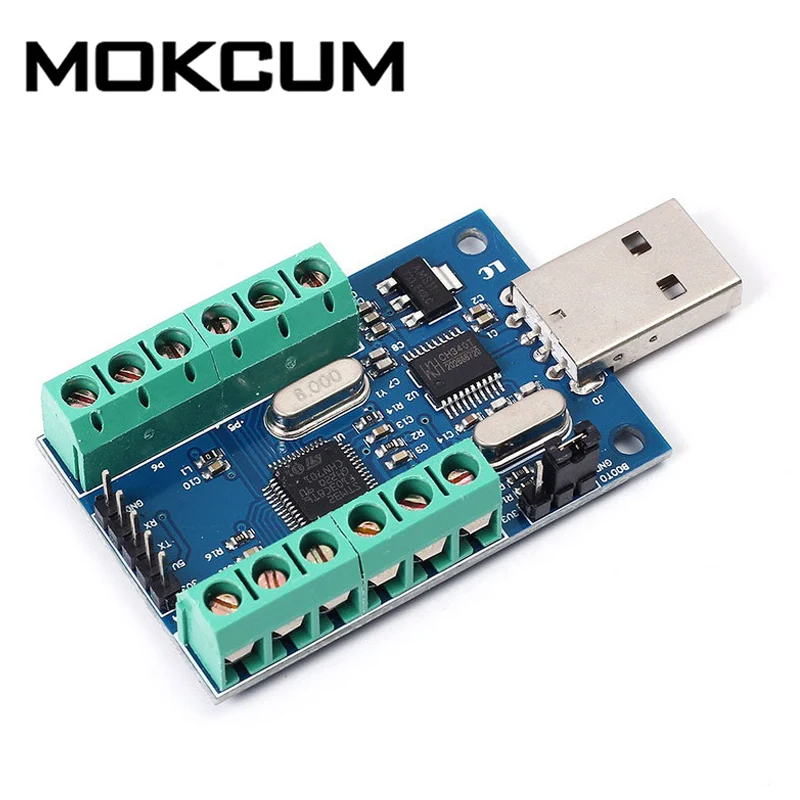 USB 10 канальный 12Bit AD Модуль сбора данных STM32 UART модуль АЦП один Порты и разъёмы