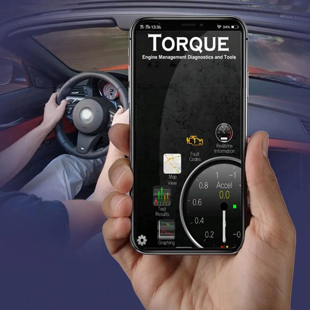 Мини Автомобильный OBD2 Bluetooth 4 0 автоматический диагностический сканер