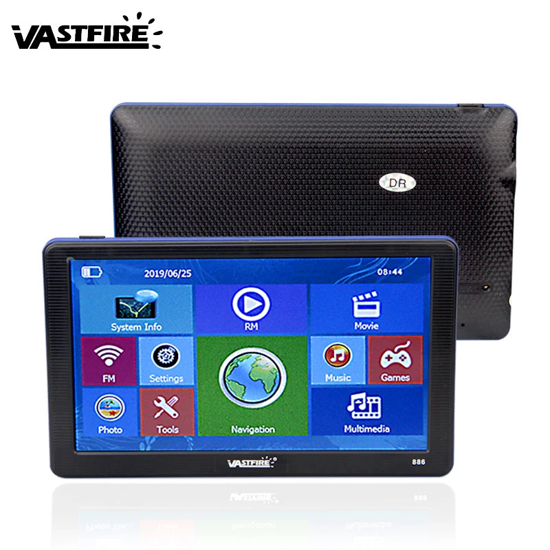 7 &quotдюймовый HD Автомобильный gps навигатор Sat Nav 256/8GB навигаторы Bluetooth AV IN FM MP3/mp4
