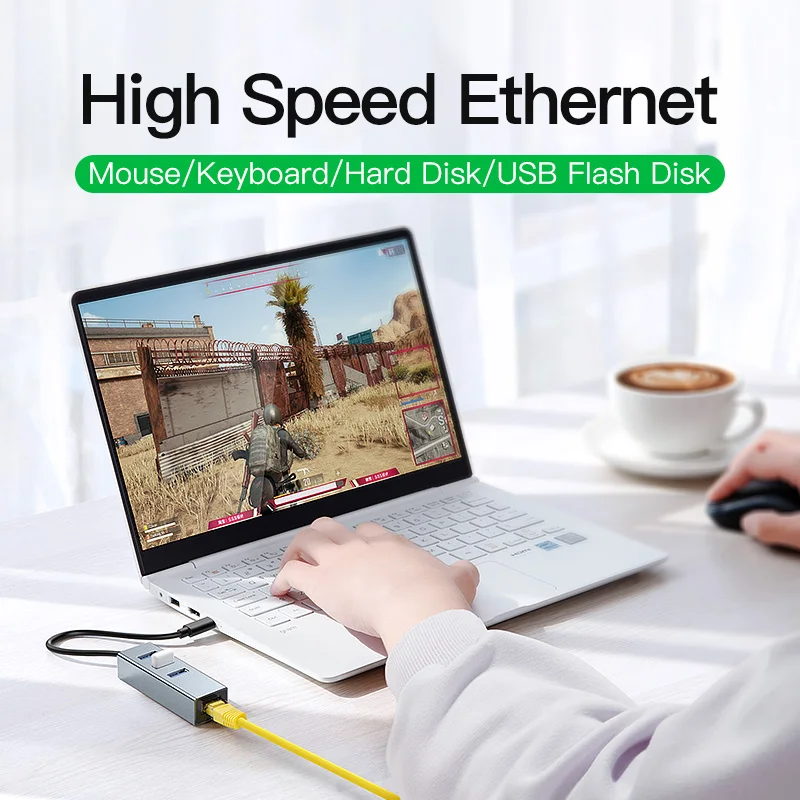 Высокая Скорость USB 2 0 3 Ethernet Android ТВ компьютерной приставки к телевизору хаб для