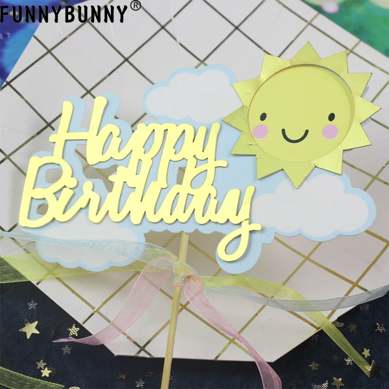 Украшение торта FUNNYBUNNY украшение для выпечки шар волос от солнца луна с днем