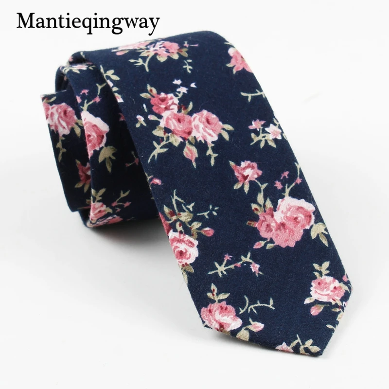 Mantieqingway 6cm Brand Wedding Floral Necktie For Men Casual Tie Mens Gravatas Slim Neckwear Party Cravat Groom Neck Ties Suits |