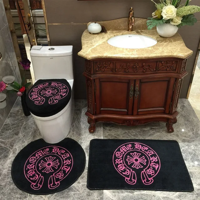 4 шт./компл. Мягкие утолщаются Водонепроницаемый крышку унитаза Ванная комната