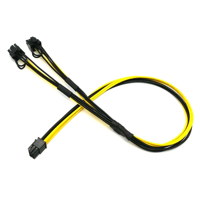 Высококачественный UL 1007 16AWG 6 контактный двойной + 2 силовой кабель для майнинга|dual
