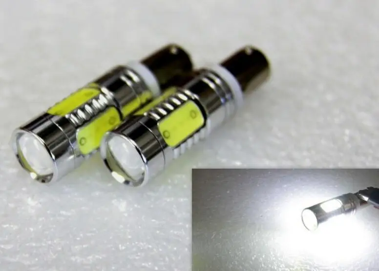 2 шт./лот белая лампочка BA9S T11 W6W 1895 COB светодиодная SMD 7 5 Вт купольная лампа CREE Q5