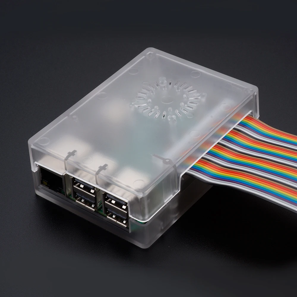 Raspberry Pi3 Модель B+ ABS чехол черный белый прозрачный пластиковый корпус крышка оболочка совместимый Raspberry Pi 3 Модель B+ Plus
