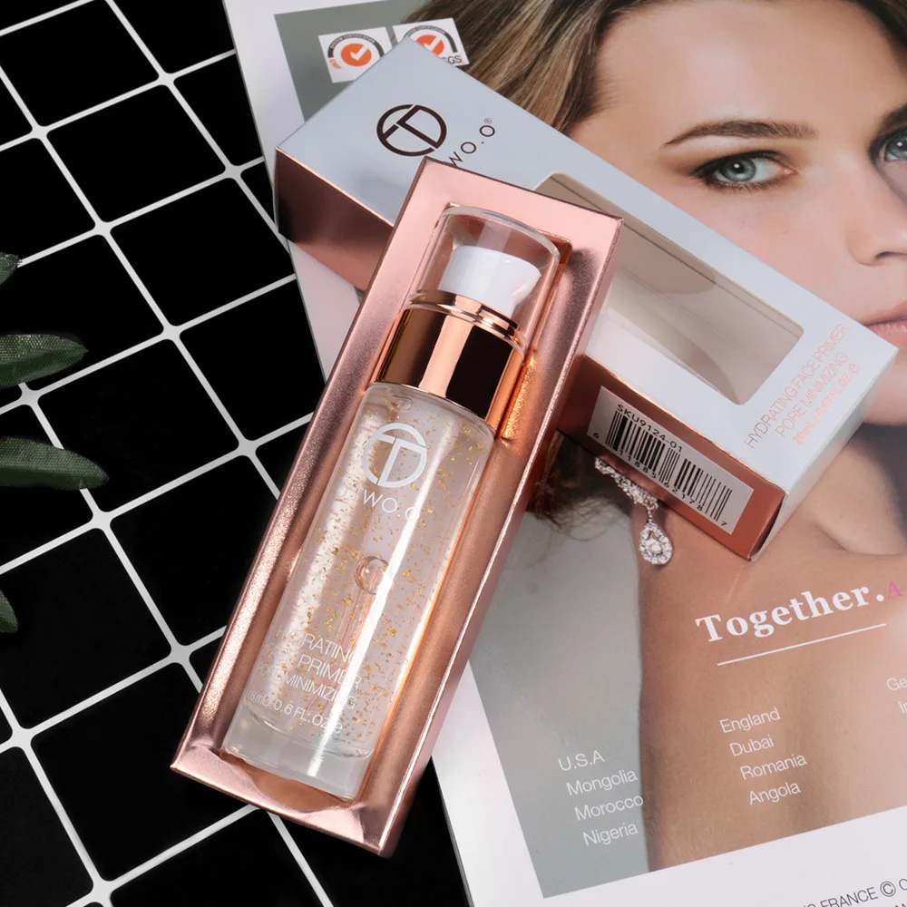 24K Золотая эссенция основа под макияж контроль жидкого масла увлажняющий крем