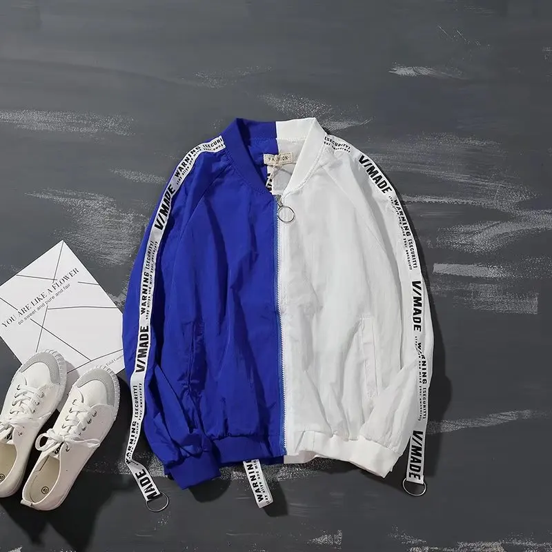 Мужская куртка в стиле хип-хоп 2017 осенняя Повседневная приталенная спортивная