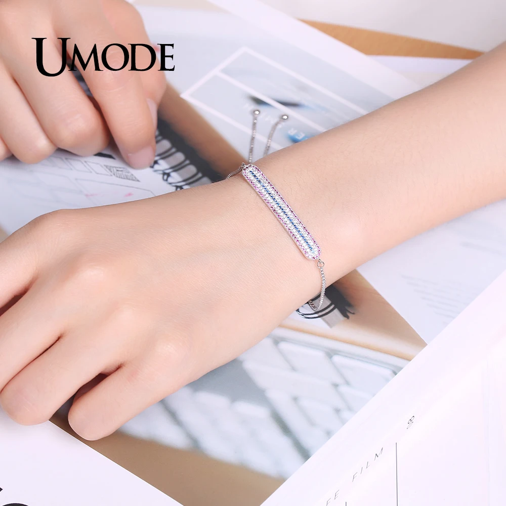 Женские винтажные браслеты UMODE UB0101B милые с длинными звеньями Цепи