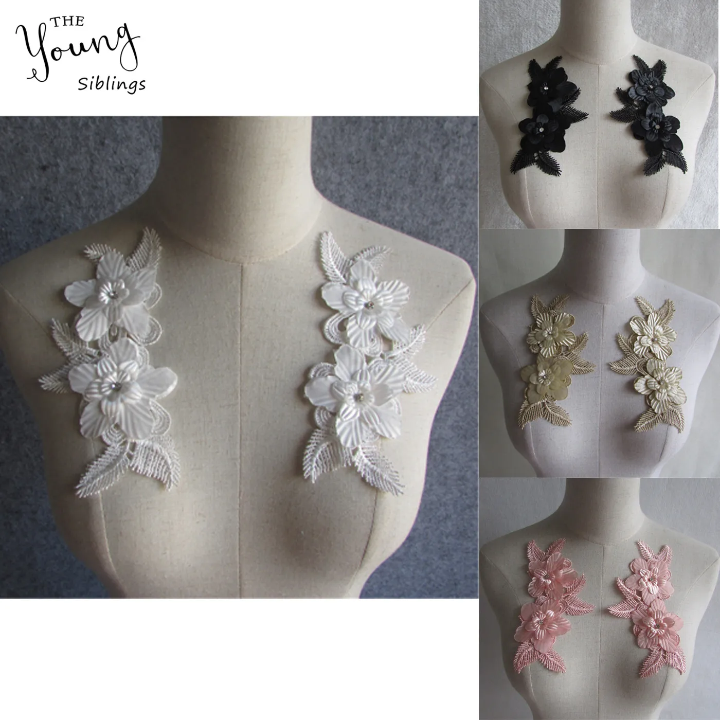 Высококачественное искусственное украшение сделай сам кружевной вырез швейный