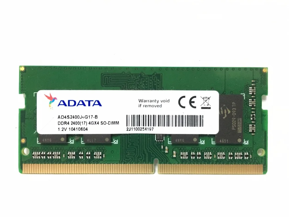 ADATA NB DDR4 PC4 4GB 8GB лэптоп ноутбук Память RAM Memoria Module компьютер 4G 8G 2666MHZ 2400 MHZ 2666 MHz