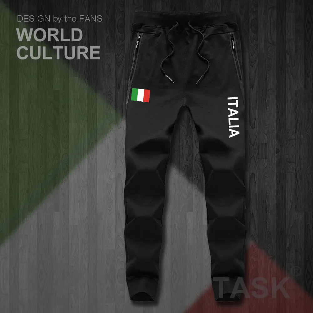 Итальянские мужские штаны Italia Italian ITA спортивные для бега флисовые тактические