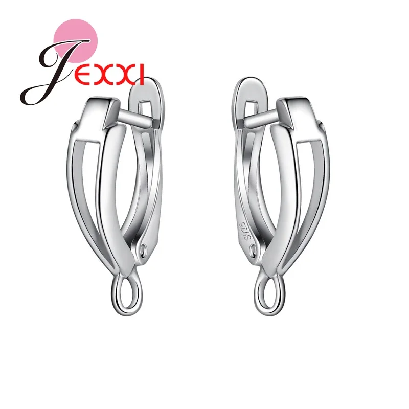 

925 Sterling Silver Bass Lever Back Clips Ear Hooks Earrings Findings For Components DIY Jewelry Findings Accessory