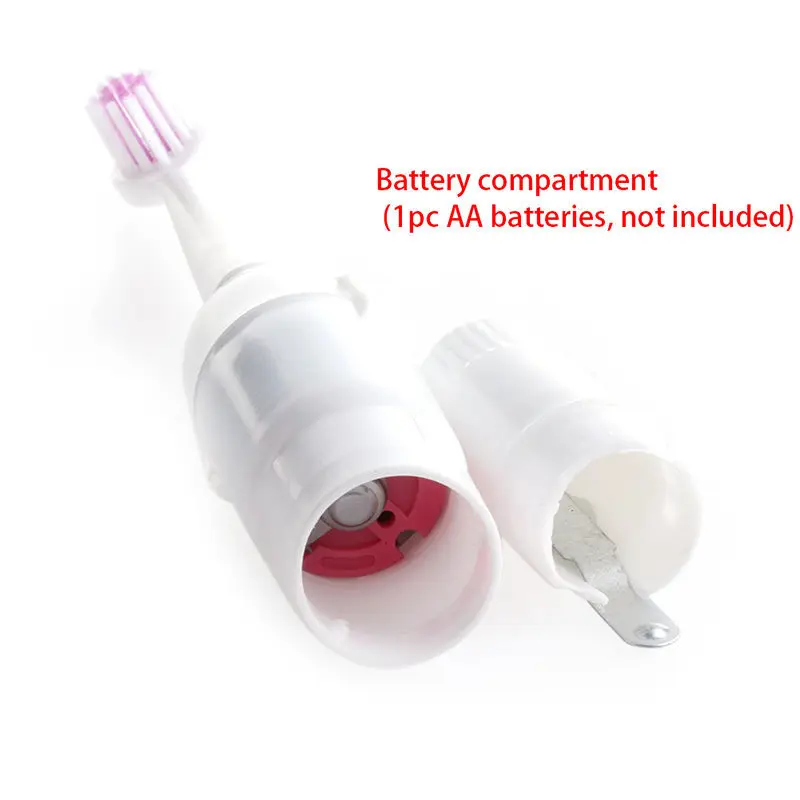 Kemei Новая электрическая вибрация массаж Массажная зубная щетка с 3 насадки для