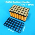 18650 Держатель литиевой батареи 4*7 28 отверстий для литий-ионных аккумуляторов 24 В 4P7S 18650 Держатель батареи безопасный антивибрационный
