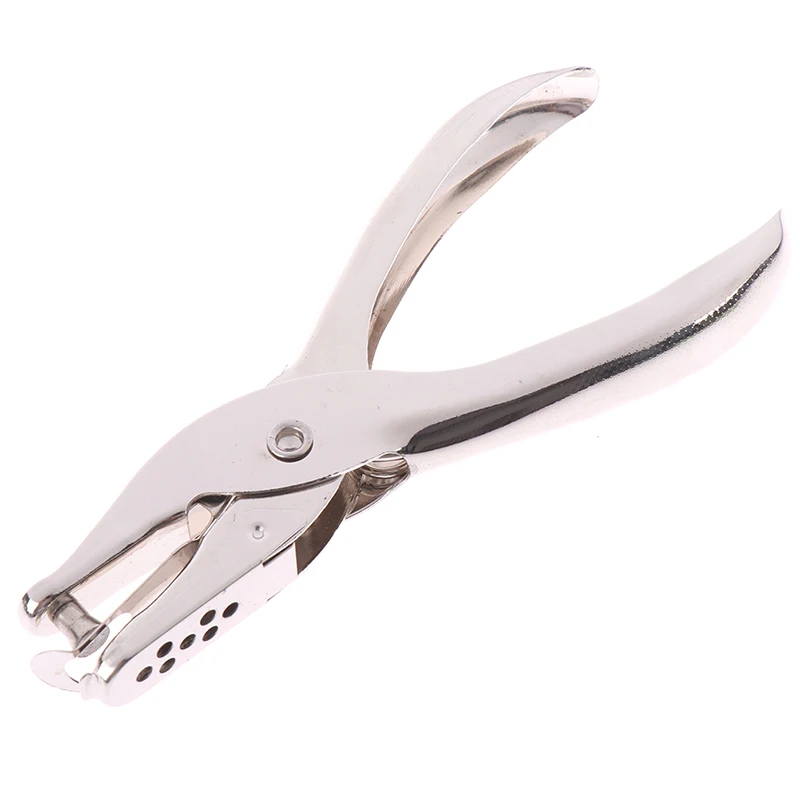 Новый 1 шт. школьный офисный металлический Дырокол с одним отверстием ручной для