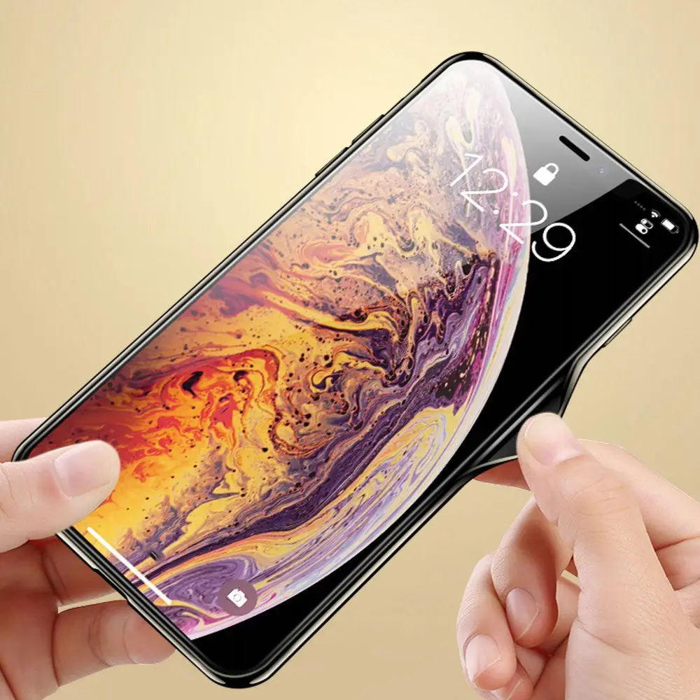 Защитные зеркальные чехлы с леопардовым принтом для iPhone X Xs Max Xr 6 7 8 Plus прозрачный