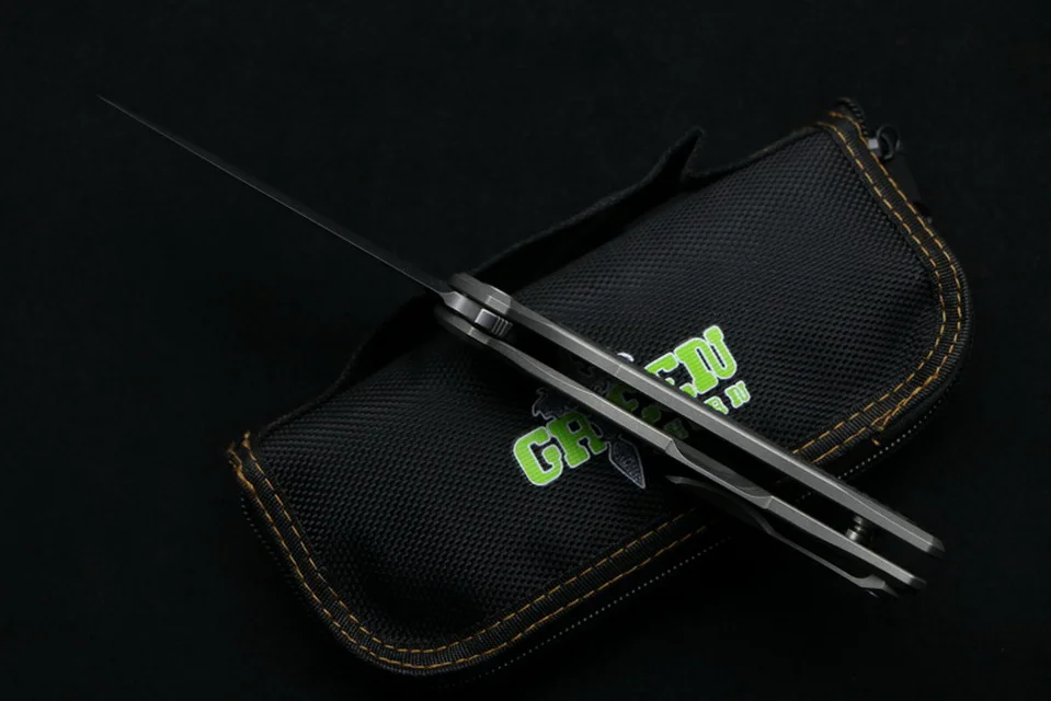 Лезвие Green thorn Flipper 95 D2 складной нож с титановым лезвием и подшипниками из