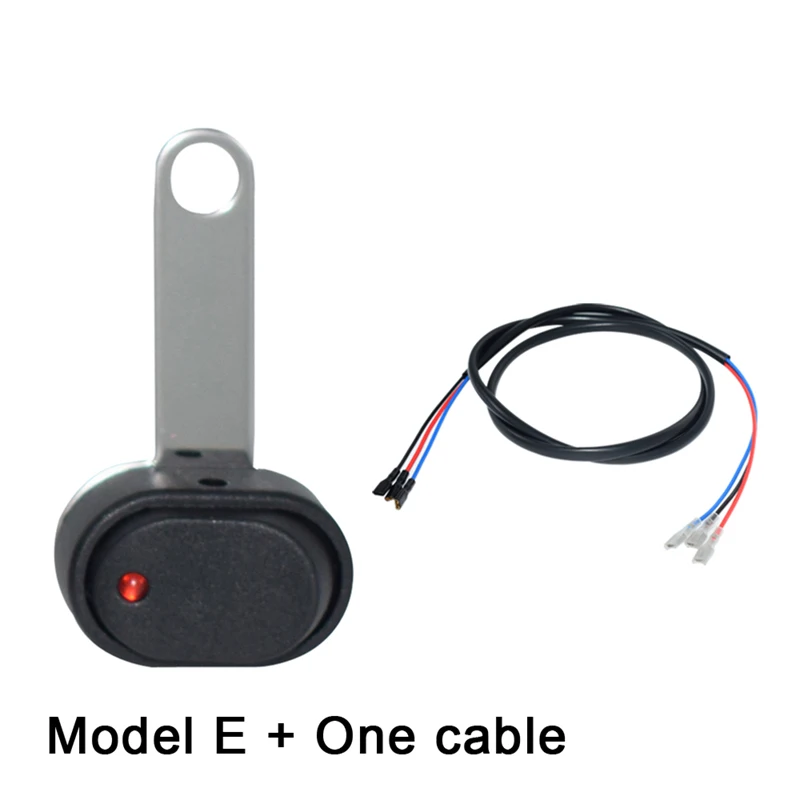 WX-1048-E-Cable Мотоцикл переключатели с рукояткой звукового сигнала поворотов фары Противотуманные фары Электрический старт руль коммутатор контроллера - Цвет: WX-1048-E-Cable