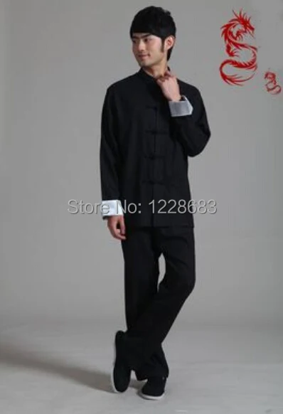 Women men's Chinese Traditional Cotton Tai Chi Clothes Male Tang Uniformes De Artes Marciais Kung Fu Shaolin Linen Suit |