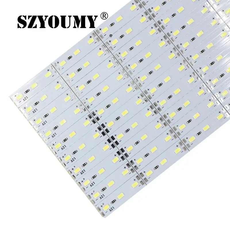 SZYOUMY DC 12 в 1 м Светодиодная панель 5730 5630 Жесткая жесткая полоса света алюминиевая