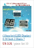 10 шт./лот) 18 шпильки 5621BB 0,56 дюймов 2 знака после запятой биты 7-сегментный синий светодиодный Дисплей общий анод цифровой Дисплей