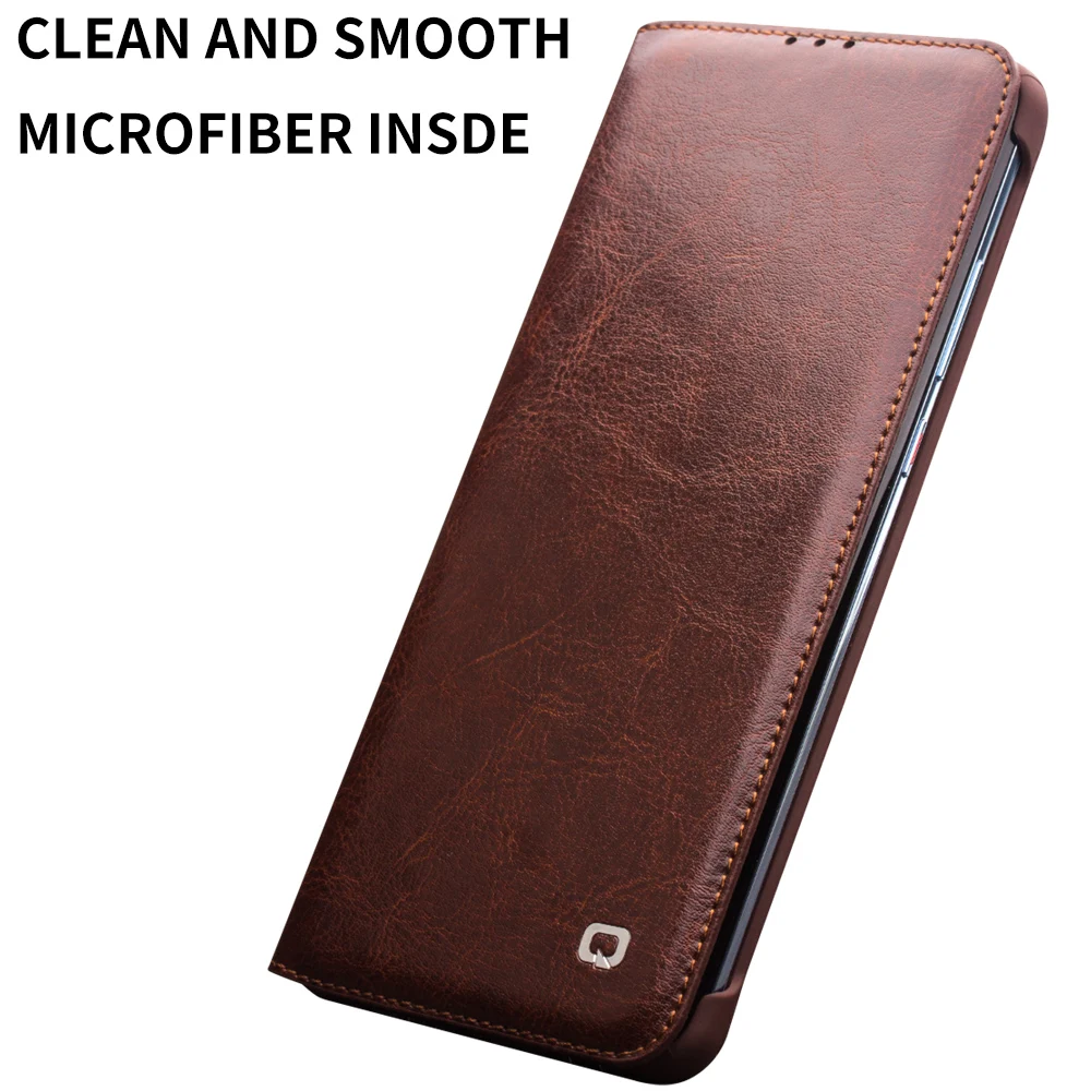 QIALINO роскошные кожаные телефон Обложка для huawei P30 Pro 6,47 дюйма ручной флип Ultra Slim Case для huawei P30 6,1 дюйма