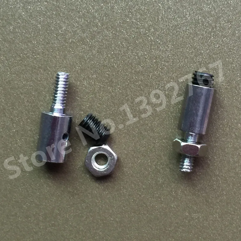 500 шт RC самолет толкатель ограничители тяг Серводвигатель соединители D1.5mm D1.2mm