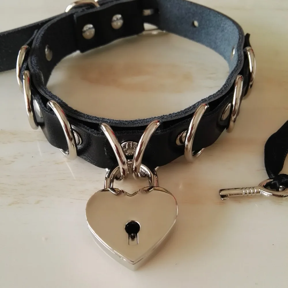 Новинка 2016 популярный темный кожаный чокер в стиле Харадзюку ручной работы с