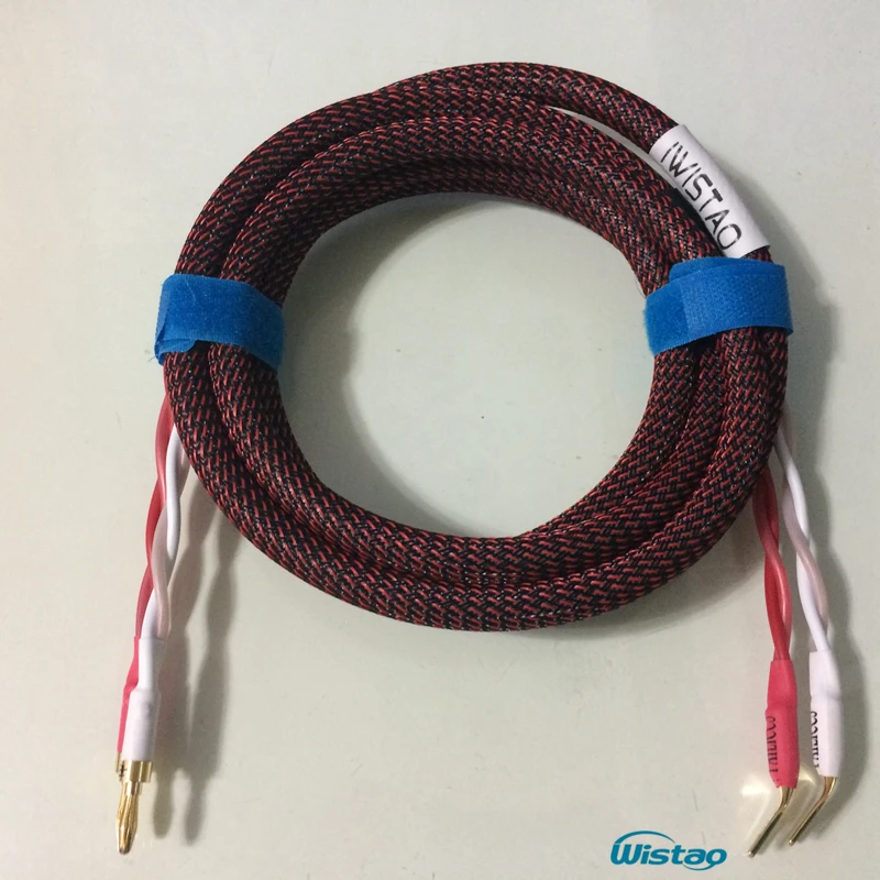 IWISTAO HIFI акустический кабель с японским источником Canare 4S12F Американский Budweiser