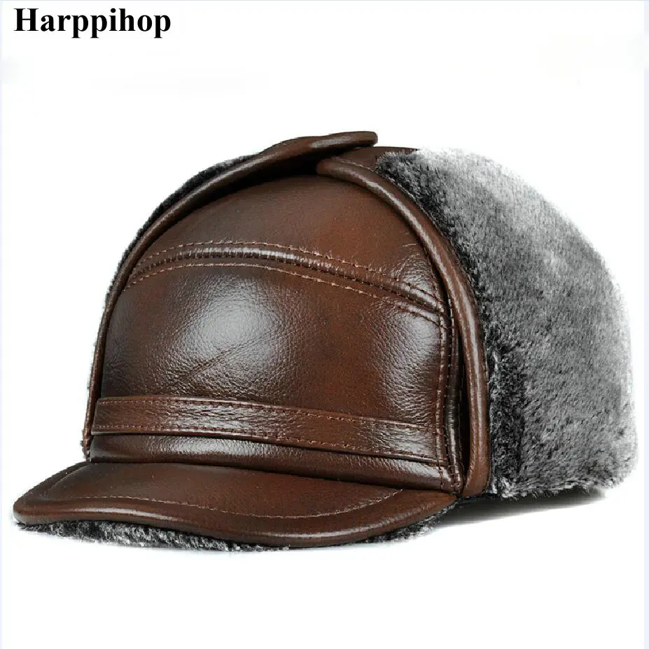 Зимние хлопковые наушники для мужчин среднего и пожилого возраста папа лей Фэн