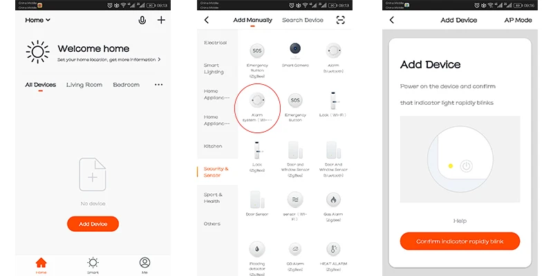 Wifi GSM Tuya мини-сигнализация комплект беспроводной с ip-камерой для дома безопасности дома поддержка Alexa Google Home Smart