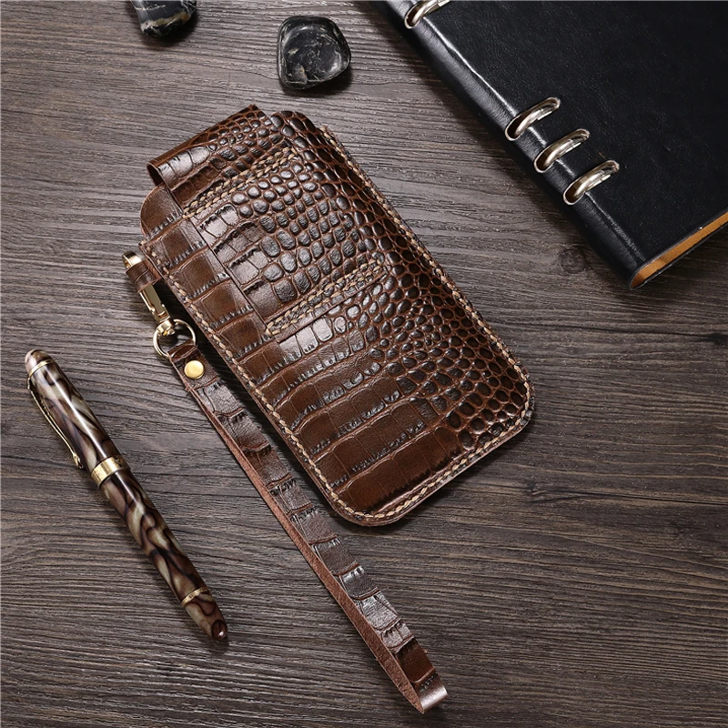 Чехол-кобура из натуральной кожи с зажимом для ремня | Мобильные телефоны и