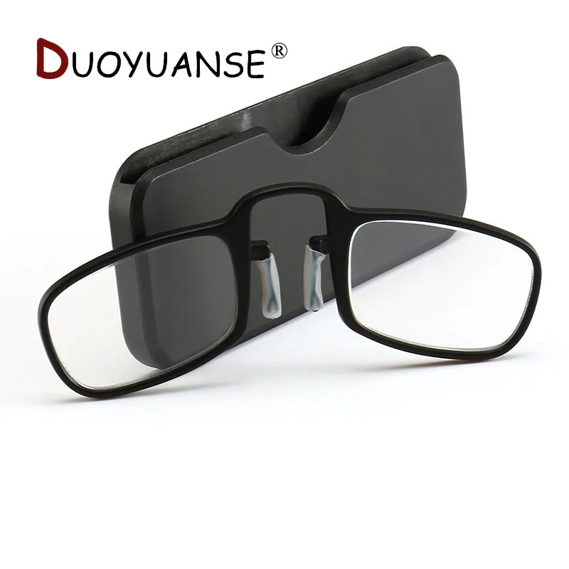 Стильные портативные тонкие очки для чтения с оптикой Pince Nez, без руки, для пожилых мужчин и женщин+ 1,0+ 2,00+ 2,50