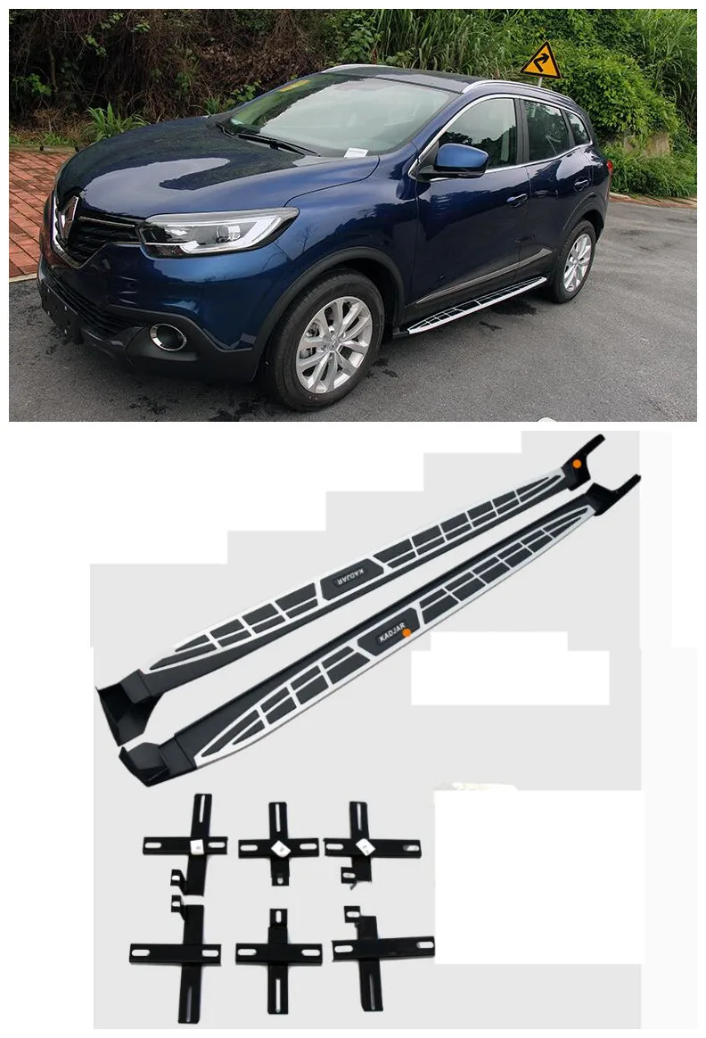 Для Renault Kadjar 2016 2017 автомобильные беговые доски Автомобильные Боковые ступенчатые